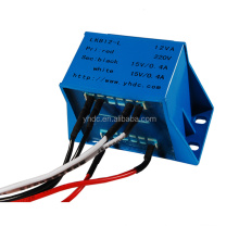 100W /220V AC / 12V AC electrical isolating transformer with lead wire output